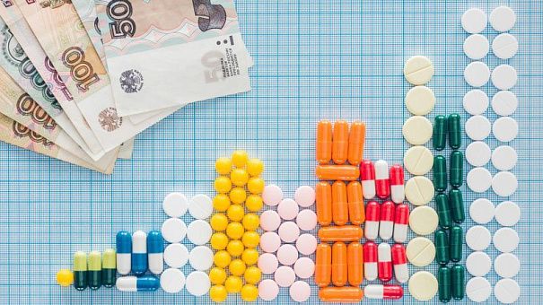 В апреле этого года выручка российских аптек достигла 156,8 млрд рублей